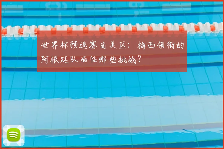 世界杯预选赛南美区：梅西领衔的阿根廷队面临哪些挑战？