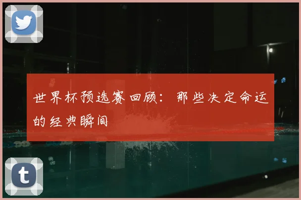 世界杯预选赛回顾：那些决定命运的经典瞬间