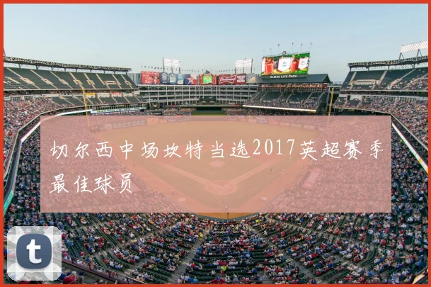 切尔西中场坎特当选2017英超赛季最佳球员