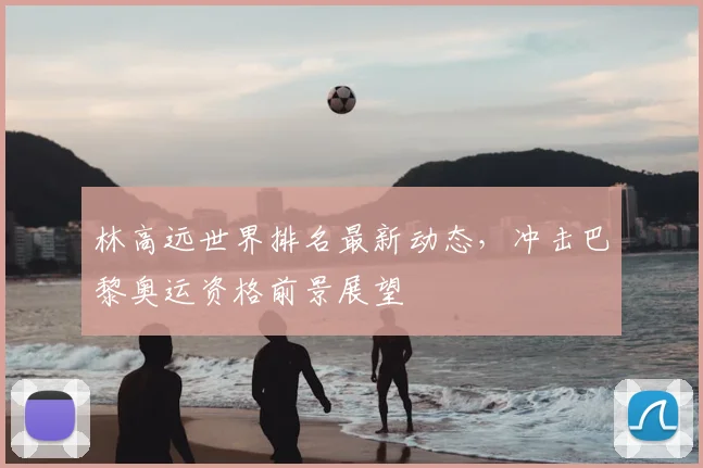 林高远世界排名最新动态,冲击巴黎奥运资格前景展望